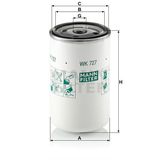Mann WK727 Yakıt Filtresi