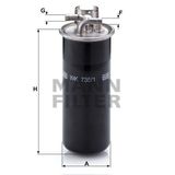 Mann WK735/1 Yakıt Filtresi