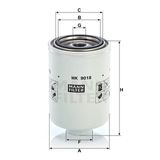Mann WK9018X Yakıt Filtresi
