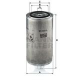 Mann WK950/19 Yakıt Filtresi