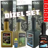 MannBor Dizel Katkı Seti: Bor +DPF +Enjektör Temizli+Mazot Katkı