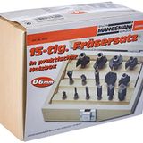 Mannesmann Freze Uç Seti, 15 Parça, Gri | 54515