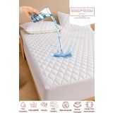 Mano Di Donna Tek & Çift Kişilik Kapitone Fitted Full Kenar Sıvı Geçirmez Yatak Koruyucu Alez 100x200/160x200cm