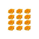 Mano Plastik Avadanlık Parça Kutusu 12 Parça Sarı 200X300X130 mm