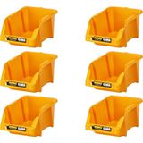 Mano Plastik Avadanlık Parça Kutusu 6 Parça Sarı 200X300X130 mm