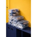 Mano Şeffaf Bayan Ayakkabı Kutusu 10'lu Paket Çok Amaçlı Kullanım Yerli Üretim 10x25x15 cm