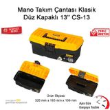 Mano Takım Çantası Klasik Düz Kapaklı 13'''' Cs-13