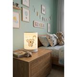 manogrup KİDS ÇOCUK BEBEK ODASI ABAJUR - RENKLİ FİGÜRLÜ TASARIMLI GECE LAMBASI - SEVİMLİ DEKORATİF ÇOCUK ODASI ABAJUR