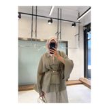 manoire Bağcıklı Şifon Yazlık İnce Kimono