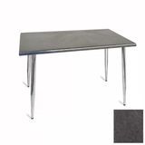 Manolya Mutfak Masası 80X120 Kromnikel (Werzalit, Wermodin Ve Allzalit Tabla) - Grey Marble