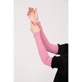 Manolya Şal Likralı Kaymayan Kurtarıcı 1 Çift Tesettür Kolluk - Standart - Pembe
