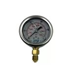 Manometre Gliserinli Alttan Çıkışlı Q63 - 0 - 1000 Bar 1/4