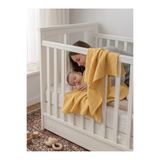 Manora 4 Katlı Müslin Bebek Battaniyesi 80x80 cm - Bebek Örtüsü & Yeni Doğan Kundak - Sarı