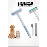 Manosta Kedi & Köpek Tüy Temizleme Fırçası – 4'ü 1 Arada Sihirli Fırça