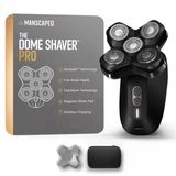 Manscaped® The Dome Shaver™ Pro Kel Erkekler İçin Kafa Tıraş Makinesi - Skinsafe® Ve Flexadjust Teknolojisine Sahip Beş Döner Bıçak Tasarımı, Su Geçirmez, Usb-C Ve Kablosuz Şarj, Uyumlu