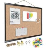 Mantar Pano Mdf Çerçeve 45X60 cm 1 Adet Harita Çivisi Hediyeli Duvara Monte Mantar Çerçeve Evde Okulda Büroda Ofiste - 41 Delft Blue