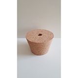 Mantar Şişe Tıpası Cam Damacana Delikli 1ADET (60mmX43mm H40mm) - 1 Adet