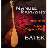 Manuel Raymond Batsk Kısa Sap Bağlama Teli (0.18) | Esnek Yapı Kolay Akort
