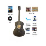 Manuel Raymond MRC275BKM Klasik Gitar - Mat Siyah - 4/4 Yetişkin Boy - Full Set