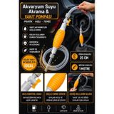 Manuel Sıvı Aktarma Pompası 1 Metre Hortumlu Mazot Benzin Yag Süt Aktarma Pompası Akvaryum Suyu Aktarma Pompası