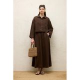 Manuka Bol Kesim Keten Etek Acı Kahve