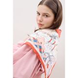 Manuka DESENLİ ORTA BOY SATEN FULAR LOVE PLACE