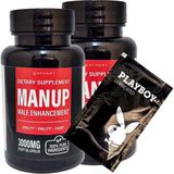Manup Erkeklere 2ADET 30 Lu Soft Gel Formunda Özel Bölge Şekillendirme Destekleyici Brk:16 + Hediy.e Playboy Kayan Jel - Hit