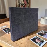 Manyetik Albüm - Gerçek Koton Kendinden Yapışkanlı Nostaljik Fotoğraf Albümü
