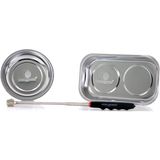 Manyetik Alet Tutucu Seti 230X130MM, 140MM ve 800MM Mıknatıslar ile - Altın - Gri - Seçenek 1