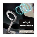Manyetik Araç Içi Telefon Tutucu Magsafe Ile Uyumlu [güçlü Mıknatıslar] - iPhone 11-16 Pro Max/plus Serileri Ile Uyumlu - Cep Telefonu Tutacağı Araba Telefon Tutucu