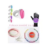 Manyetik Bileklik Mıknatıslı İğne Tutucu (3’Lü İğnelik Set)