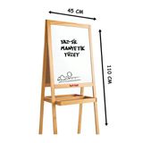 Manyetik Çift Taraflı Ahşap Yazı Tahtası (2 Adet)