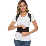 Manyetik Dik Duruş Korsesi Siyah Kamburlu Önleyici Sırt Unisex Siyah Medikal Korse Ortopedik Korse - STANDART 1 (S-M BEDEN)