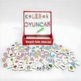 Manyetik Harfler ve Manyetik Matematik Sayı Seti - Magnet Yazı Tahtası Alfabe Sayılar