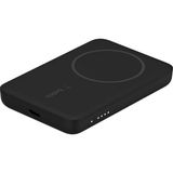 Manyetik Kablosuz Güç Bankası 2.5k (Magsafe ile Uyumlu Taşınabilir Şarj Cihazı, 2500 Mah Küçük Kapasiteli Kompakt Mini Hızlı Şarj, Usb-C - Usb-C Kablosu Dahil) - Siyah