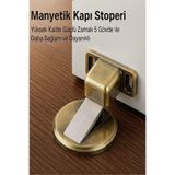 Manyetik Kapı Stoperi – Güçlü Mıknatıslı Kapı Tutucu | Delmeden Montaj, Çift Taraflı Bantlı