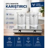 Manyetik Karıştırıcı Ikili Paslanmaz Çelik 2 Adet 6X20 mm Manyetik Balık