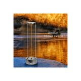 Manyetik Masa Lambası Abajur Şarjlı Modern Okuma Işığı 3 Modlu Strip Light Dokunmatik Işık Siyah 24 x 24