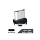 Manyetik Mıknatıslı Şarj Kablosu Ucu - Micro Usb
