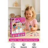 Manyetik Moda Kutusu Kıyafet Giydirme Magnet Kostümler, Eğitici Puzzle