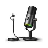 MAONO Dm-30 Rgb Usb Kondenser Mikrofon, Müzik Kayıt, Oyun, Streaming, Düşük Gecikmeli Ses