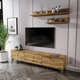 mapahomeliving Simple Modern 180 Cm SMP18033 Tv ünitesi 2 Raflı Ceviz