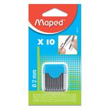 Maped 2 mm 10 Adet Siyah Pergel Yedek Uçlar