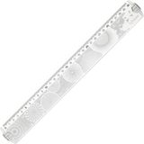 Maped 254530 Geo Custom 30 cm Cetvel Şeffaf