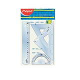 Maped 3154142428202 20 cm Maxi 4'lü Çizim Seti