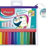 Maped 741817 12 Renk Kuru Silinebilen Keçeli Kalem