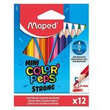 Maped 862812 12 Renk Color’Peps Strong Mini Kuru Boya Kalemi