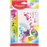 Maped 981828 15 cm Mini Cute 3'lü Esnek Çizim Seti