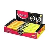 maped çift uçlu fosforlu kalem (ışaret kalemi) fluo duo sarı-turuncu 734135 (12 li paket) - Yok