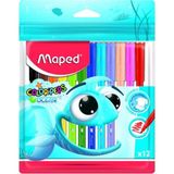 Maped Color Peps 12 Renk Keçeli Kalem - 12 Adet